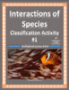 Interactions of Species Classification Activity #1