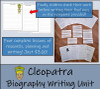 Cleopatra - Biography Writing Unit