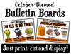 October Health-Themed Bulletin Board (Flu)- Just print, cut and display!