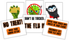 October Health-Themed Bulletin Board (Flu)- Just print, cut and display!
