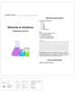 Mixture & Solution Lab Book