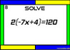 Solving Multi-Step Equations: GOOGLE Slides- 30 Problems