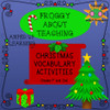 Christmas Vocabulary Activities