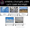 Weather, cloud types, water cycle clipart and images