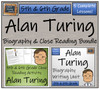Alan Turing - 5th & 6th Grade Close Read & Biography Writing Bundle