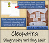 Cleopatra - 3rd & 4th Grade Biography Writing Activity