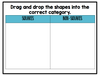 2D Shape Sorting: Digital Online Learning Activity