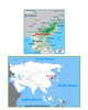 North and South Korea Map Scavenger Hunt Bundle