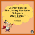 Literary Genres: The Literary Nonfiction Subgenre BOOM! Cards (TM)