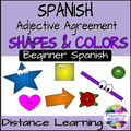 Adjective Agreement with Shapes & Colors (Concordancia con Formas y Colores)