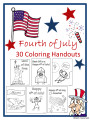 Fourth of July Coloring Handouts