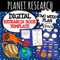 Solar System / Planets Digital Research Template