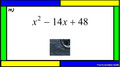 Factoring Quadratic Trinomials where a equals 1: Google Slides Picture Puzzle