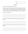 Self-Advocacy Scenarios