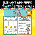 Elephant and Piggie K-2 Literacy Pack|Distance Learning|Work At Home Packet