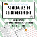 Psychology: Schedules of Reinforcement Gambling with Candy
