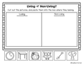 Living and Non-Living Things Activity Pack