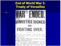End of World War I Lesson 