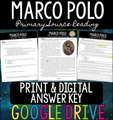 Marco Polo Primary Source Reading - Google Drive - Print & Digital