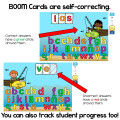 BOOM Cards Construye palabras de uso frecuente- Distance Learning