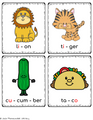 Syllable Types: Picture-Card Games & Visual Reference Charts