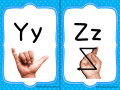 ASL American Sign Language Alphabet Cards