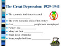 Causes of the Great Depression Lesson 
