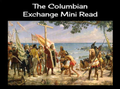 Columbian Exchange Reading