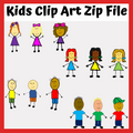 School Children Clipart