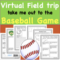 Virtual Field Trip to the Baseball Stadium- History and About the Game- Distance PE Lesson