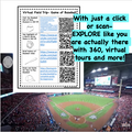 Virtual Field Trip to the Baseball Stadium- History and About the Game- Distance PE Lesson