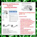 Nervous and Endocrine Systems Learning Activities (Distance Learning)