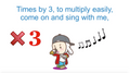 '3 TIMES TABLE' ~ Curriculum Song Video