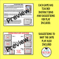 US History Review Game Bundle BINGO 1607 to the Present