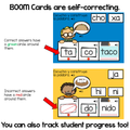 BOOM Cards Escucha y construye palabras de dos sílabas. Distance learning