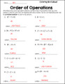 St. Patrick's Day Order of Operations Coloring Activity