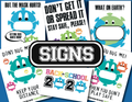 Back to School Covid Coronavirus Health Awareness 6 Posters Signs