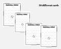 Baseball Bingo - 30 cards with Major League Baseball Teams FREEBIE