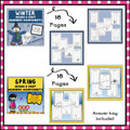 Adding 2 Digit Numbers Worksheets - All Year BUNDLE