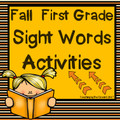 First Grade Sight Words Worksheets - Fall Themed