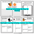 Discount Bundle- Fall Favorite Books Read Aloud Activities- Digital and PDF Versions of All 