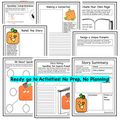 Read-A-Loud Activities- Spookley the Square Pumpkin - Includes Both Digital and PDF Versions