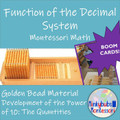 Montessori BOOM Power of 10 with Golden Beads Math Decimal System Distance Learning