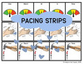 Pacing Strips for Slowing Rate of Speech, Increasing Intelligibility & Fluency