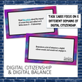 Digital Citizenship Task Cards 26 activities 