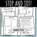 Stop and Jot Reflection Log / Journal (Nonfiction Text)