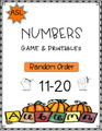 Cover for 11-20 Random Order Game