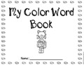 Student Color Word Book