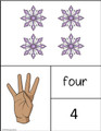 # 4 ASL Winter Math Card    Use all together or cut pieces apart for games.
