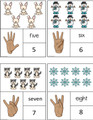 Winter Mini Math Cards